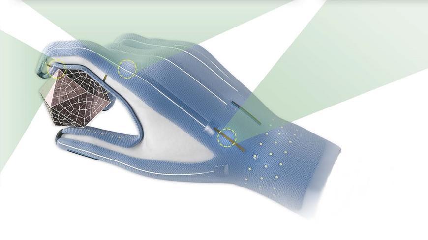 Forschende machen Metaverse-Welten mit VR-Handschuh greifbar