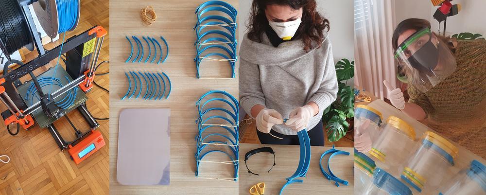 3D printed protective mask from SUPSI in the Greater Zurich Area